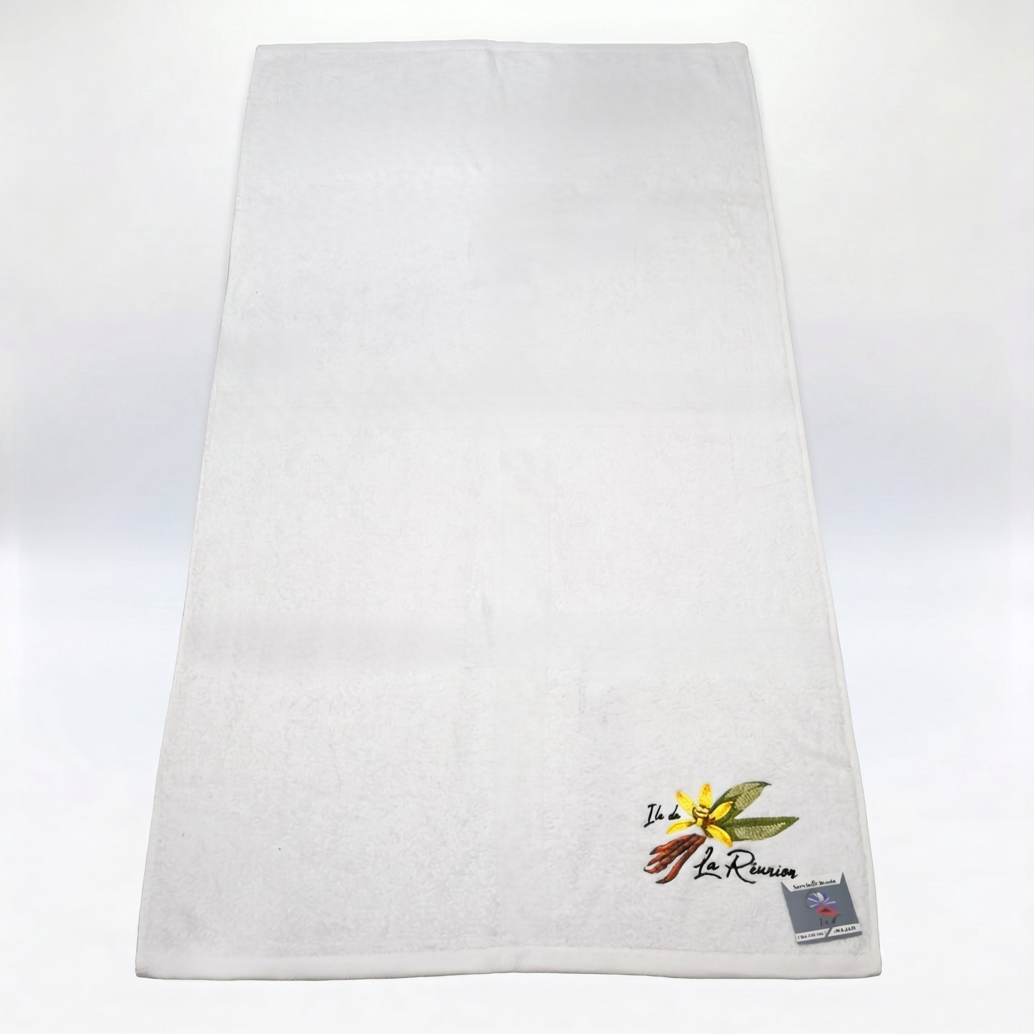 Serviette Brodé Vanille