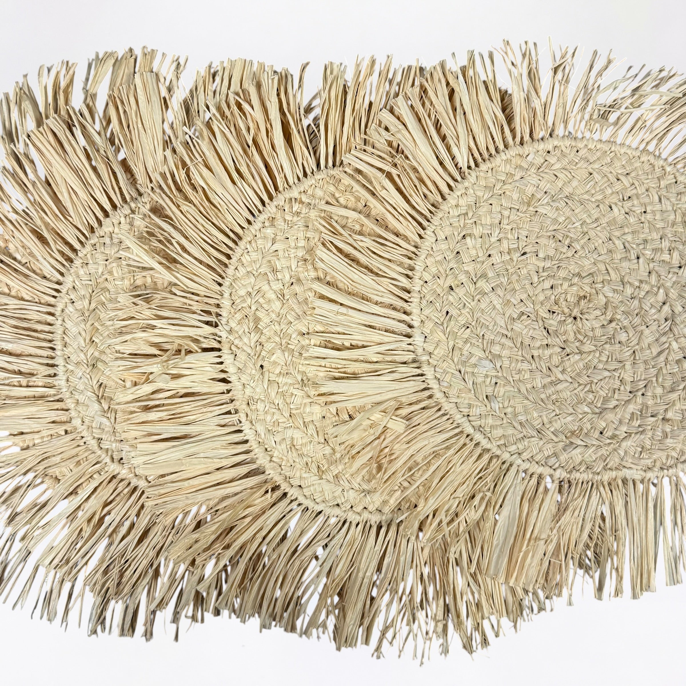 Sous-plat Rafia Naturel Bali