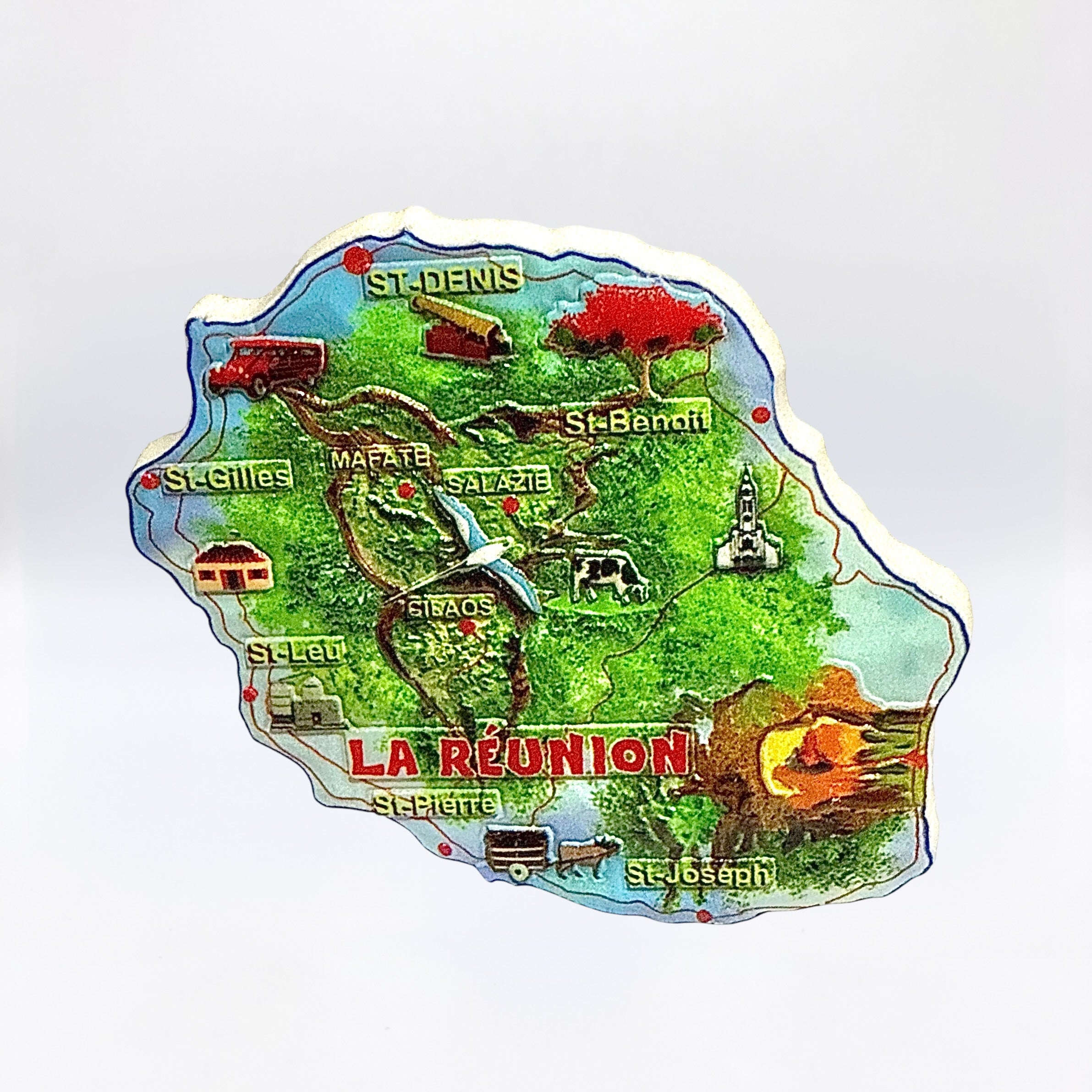 Magnet Carte Réunion