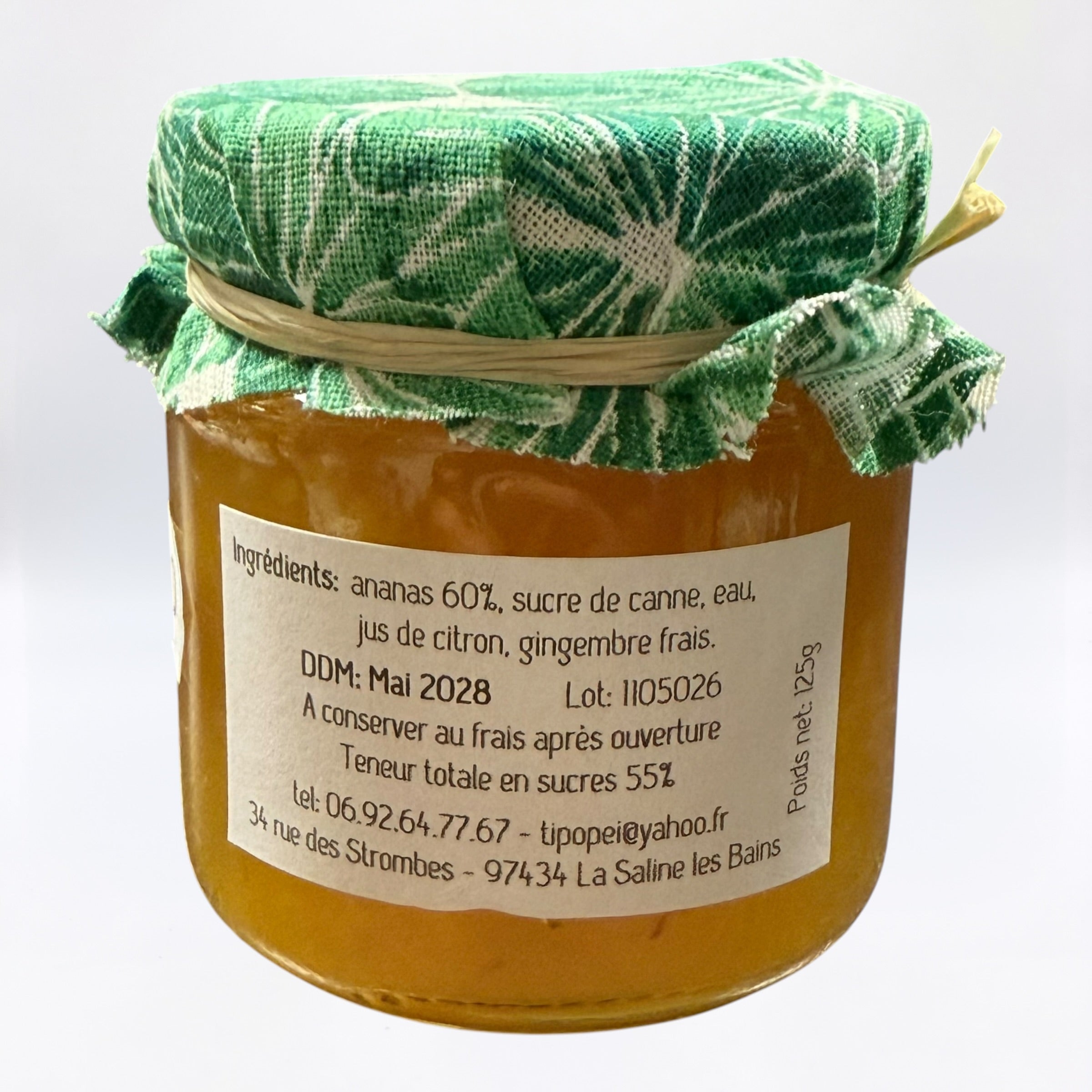 Confiture Ananas Victoria Au Gingembre