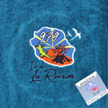 Serviette Brodé Carte 974