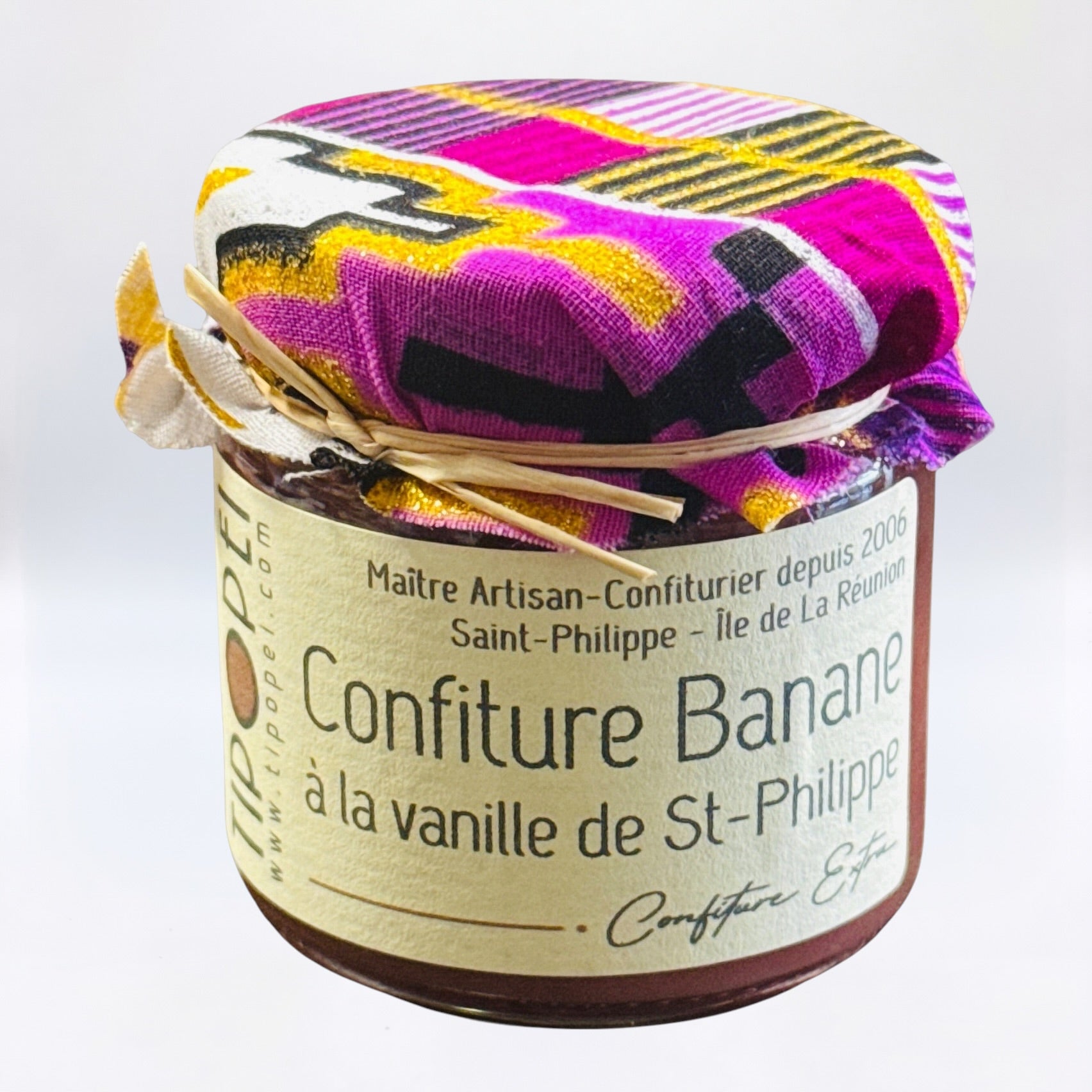 Confiture Banane/Vanille de Saint-Philippe