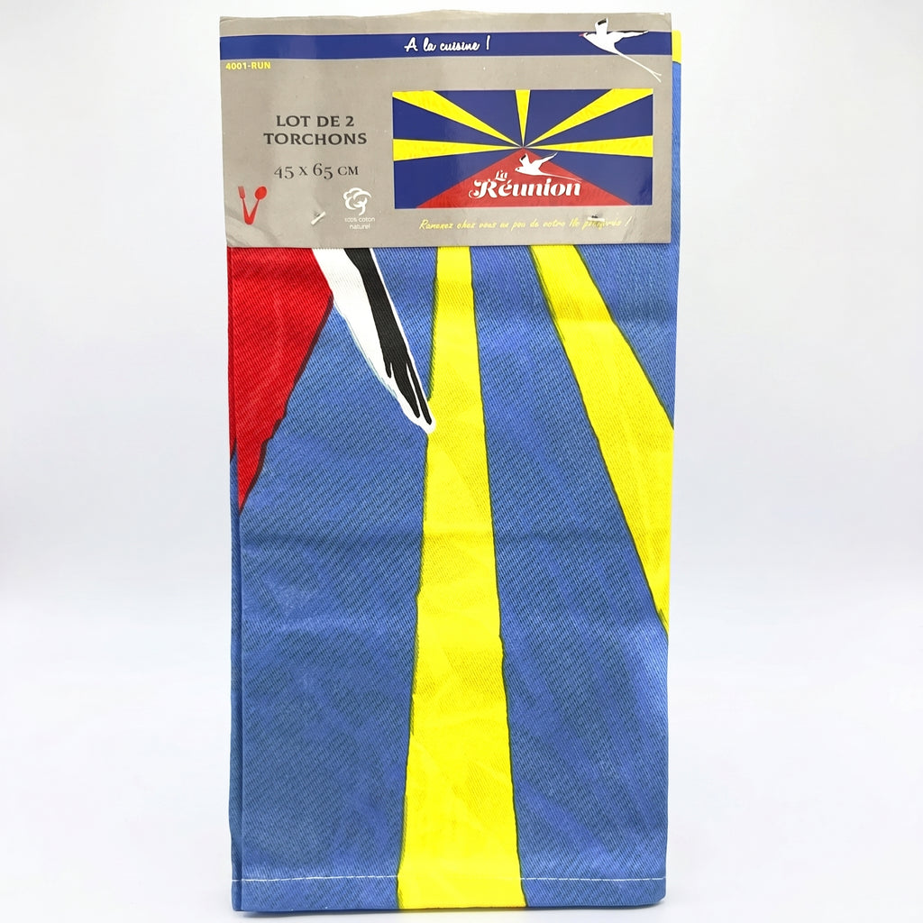 Set De 2 Torchons Drapeau