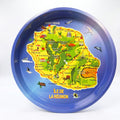 Plateau Métal Carte