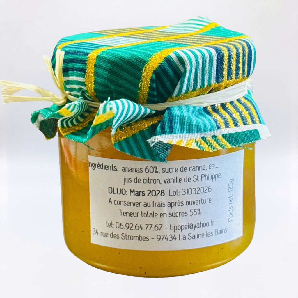 Confiture Ananas/Vanille de Saint-Philippe