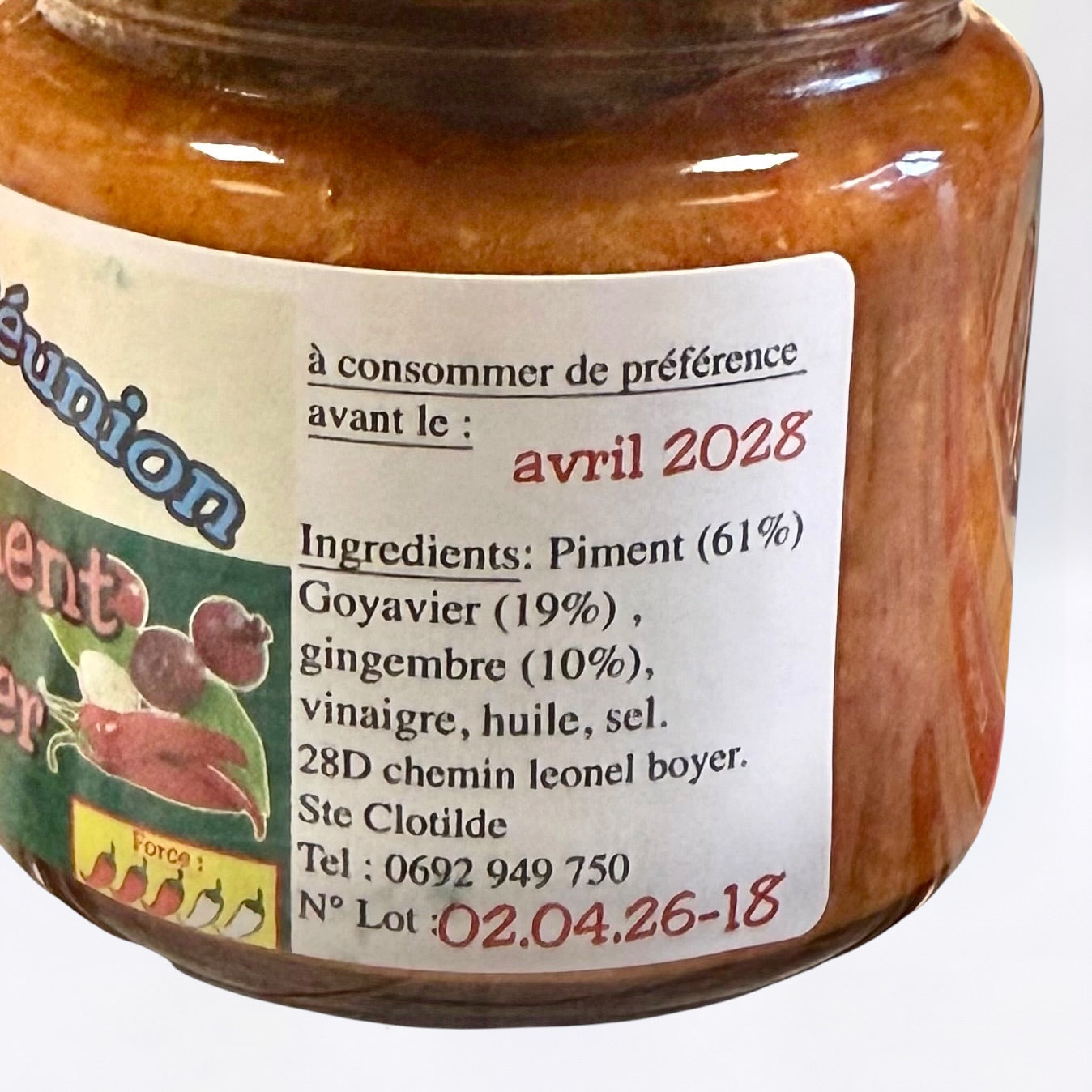 Pâte de piment Goyavier