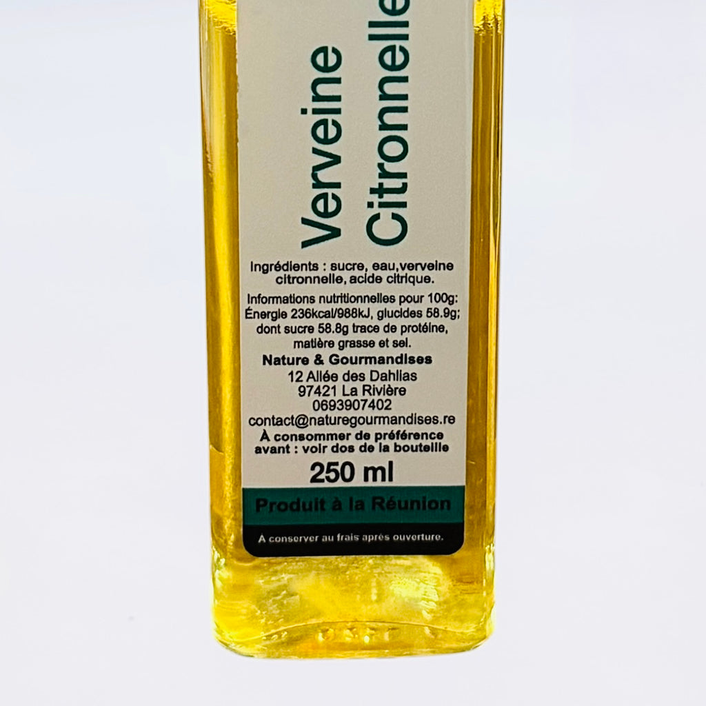 Sirop Verveine Citronnelle