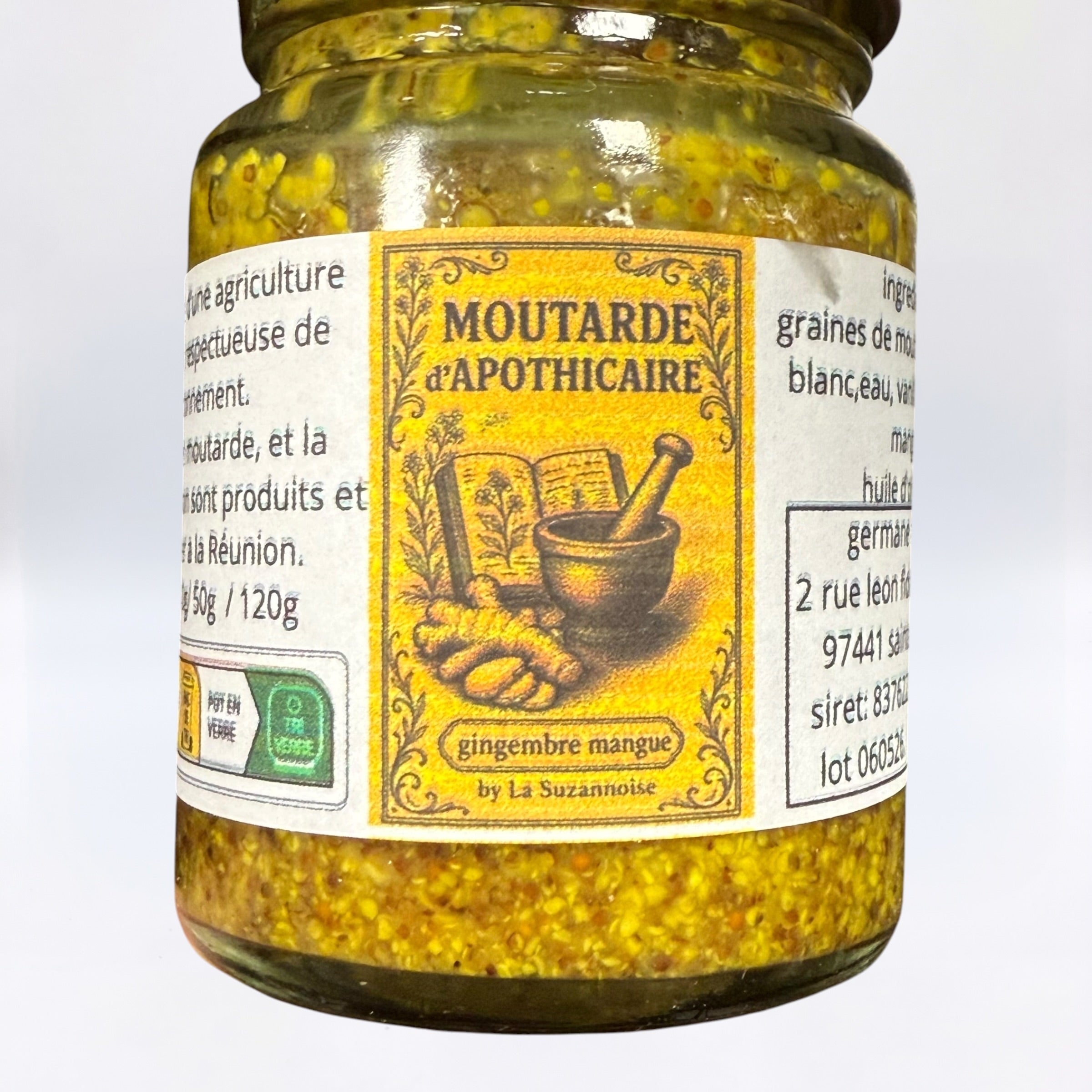 Moutarde Péi Gingembre/Mangue