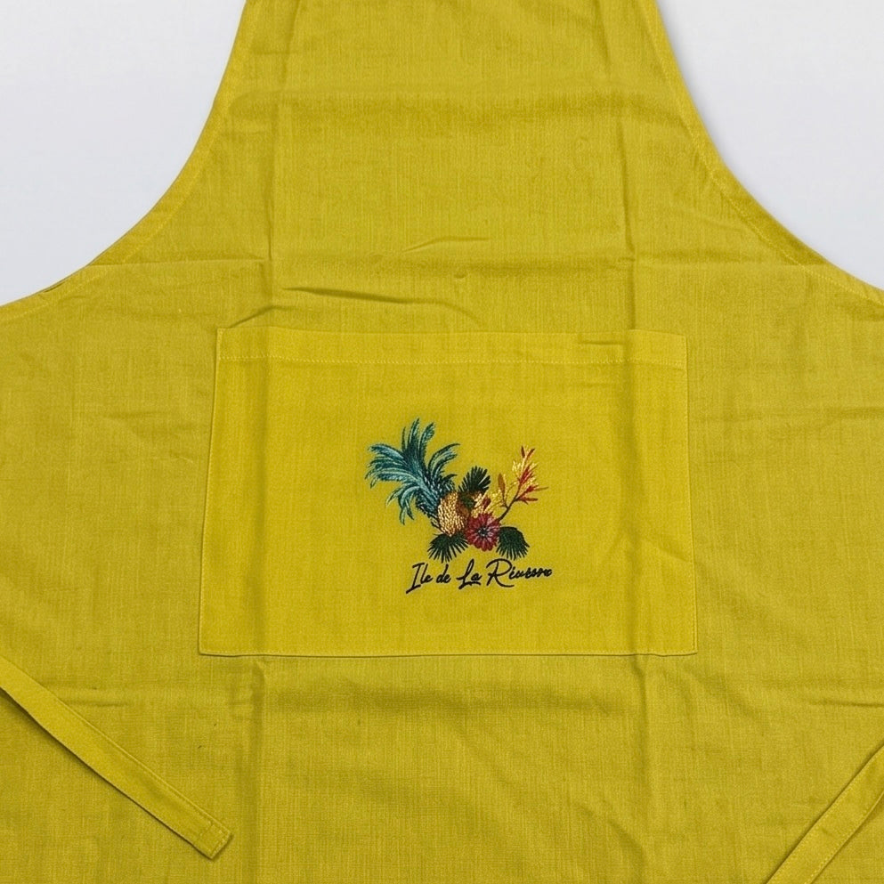 Tablier Brodé Ananas