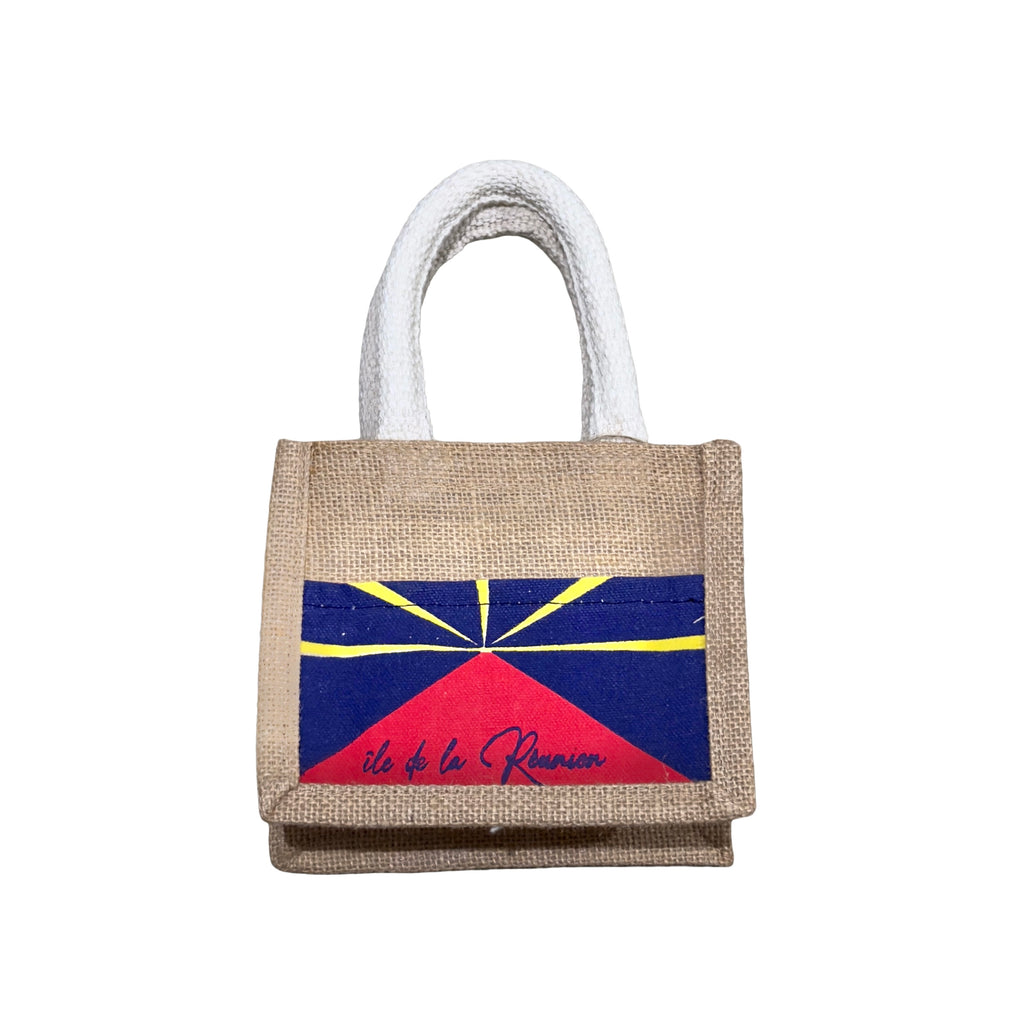 Sac Jute Mini Drapeau
