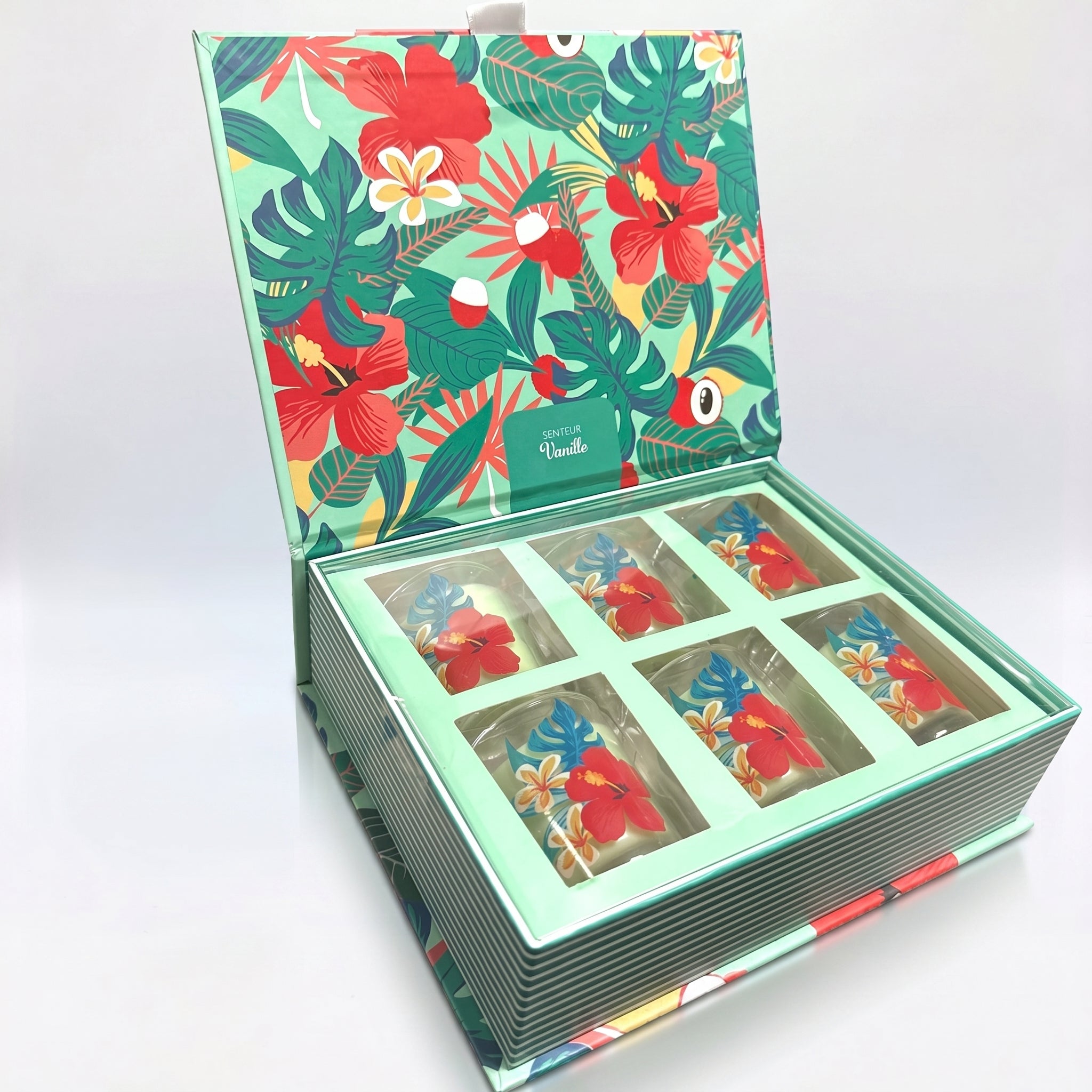 Coffret 6 Bougies Vanille