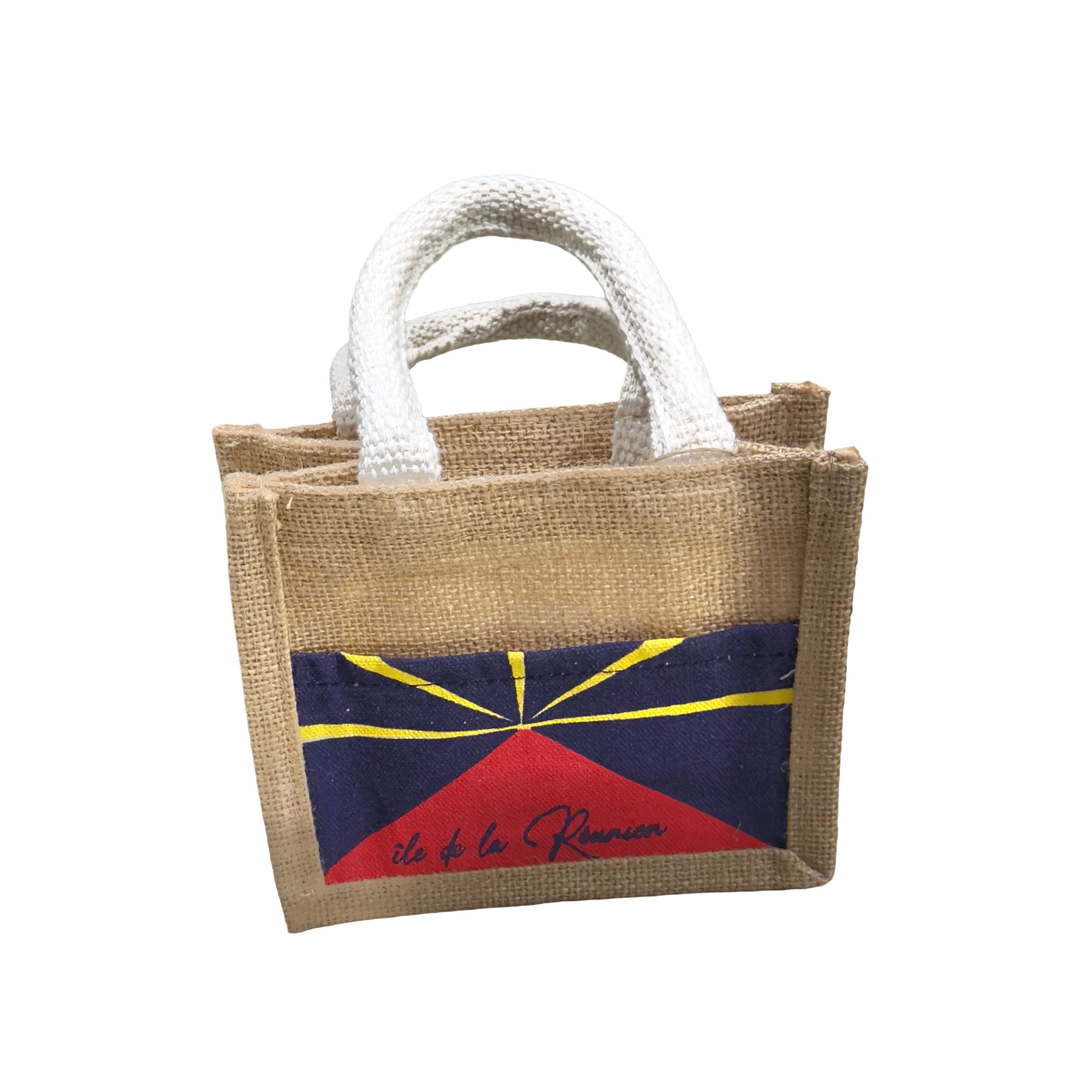 Sac Jute Mini Drapeau