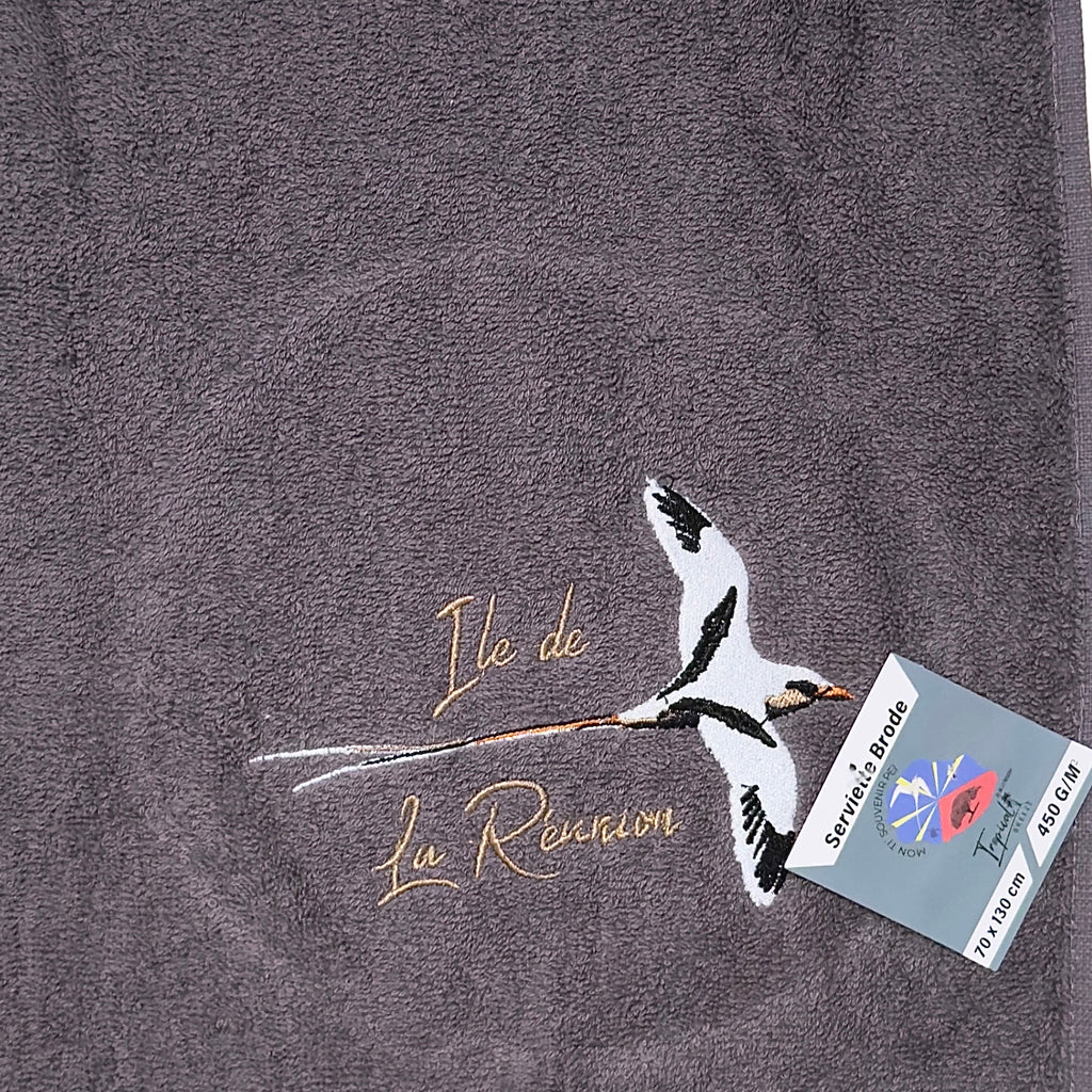 Serviette Brodé Paille-En-Queue