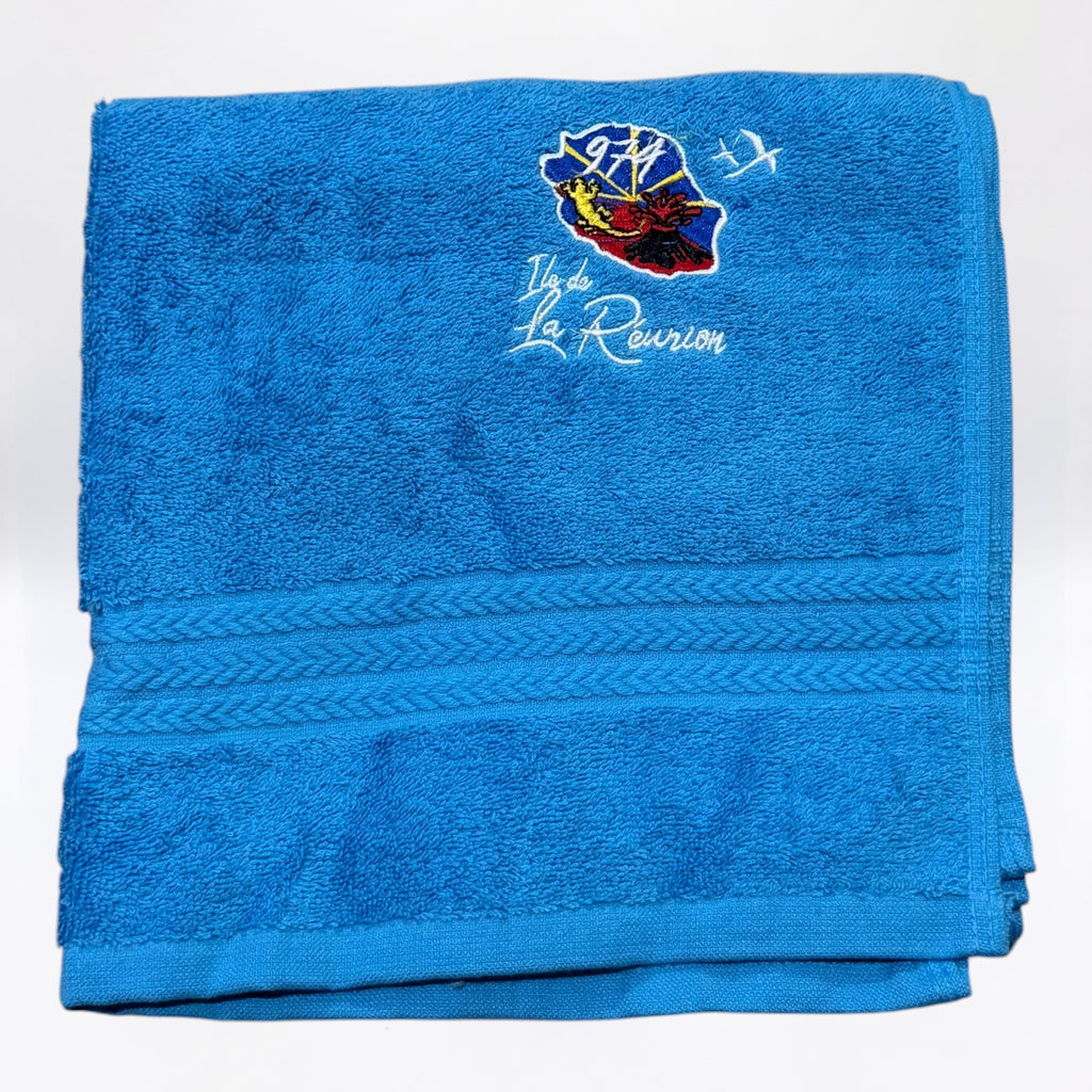Serviette Brodé Carte Run