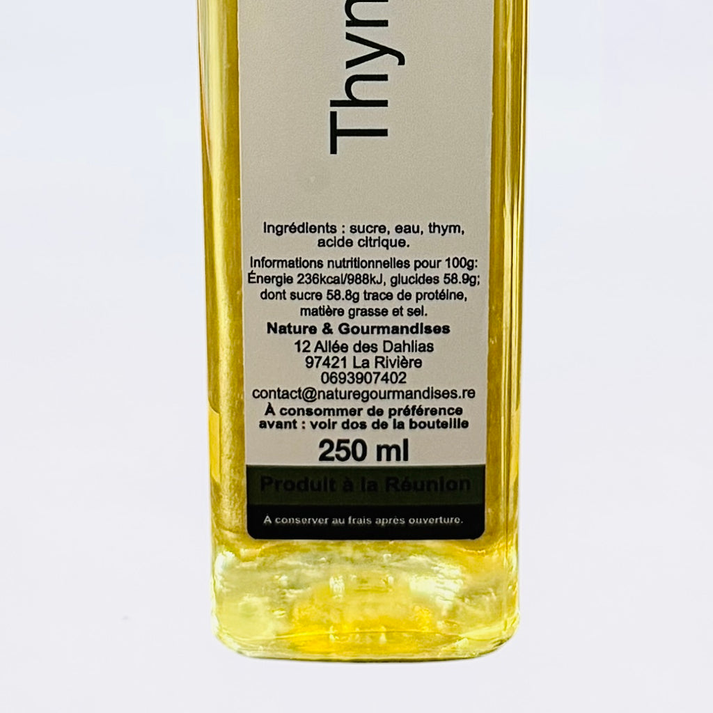 Sirop au Thym