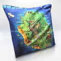 Housse De Coussin Carte