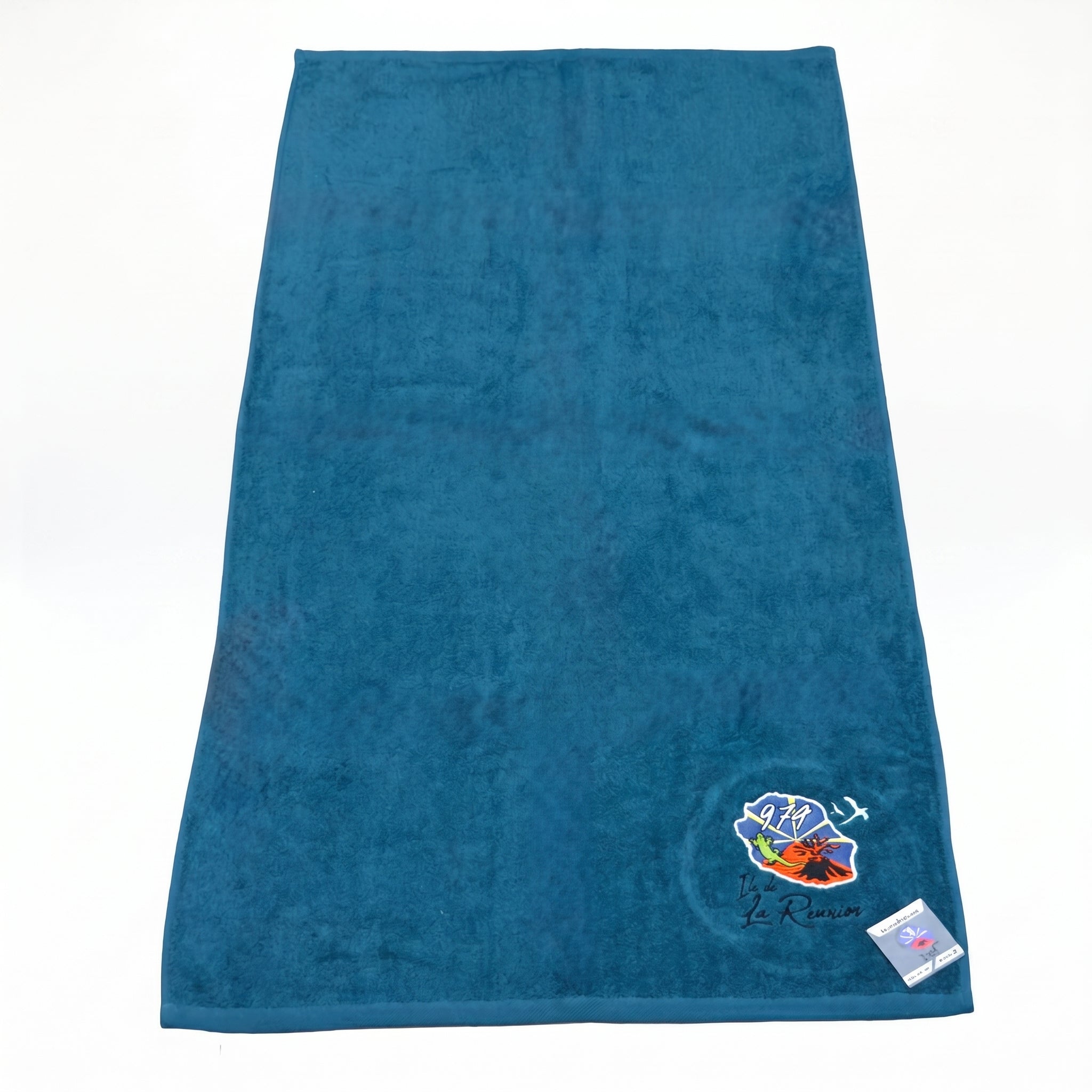 Serviette Brodé Carte 974