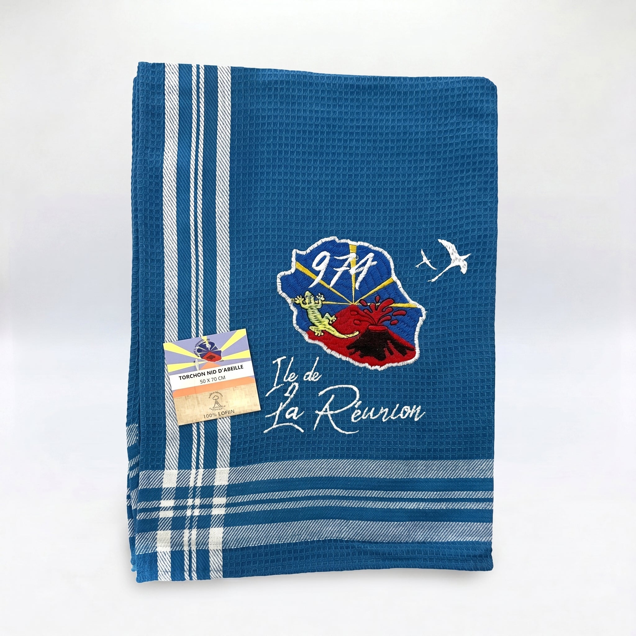 Torchon Brodé Carte