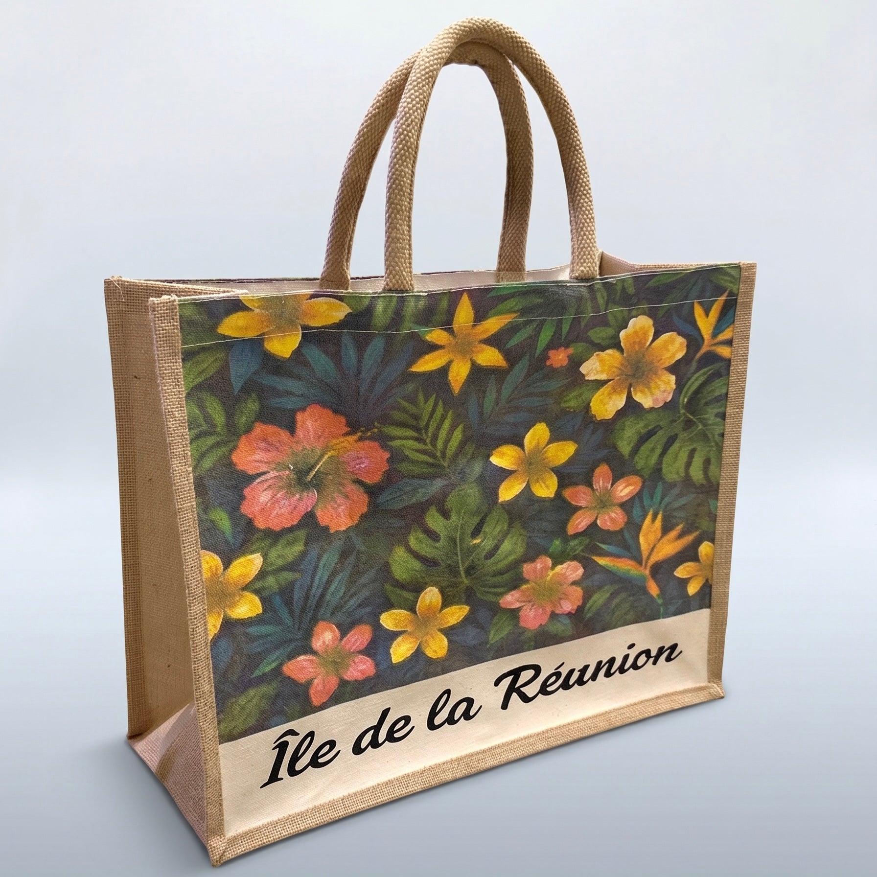 Sac Jute Floral