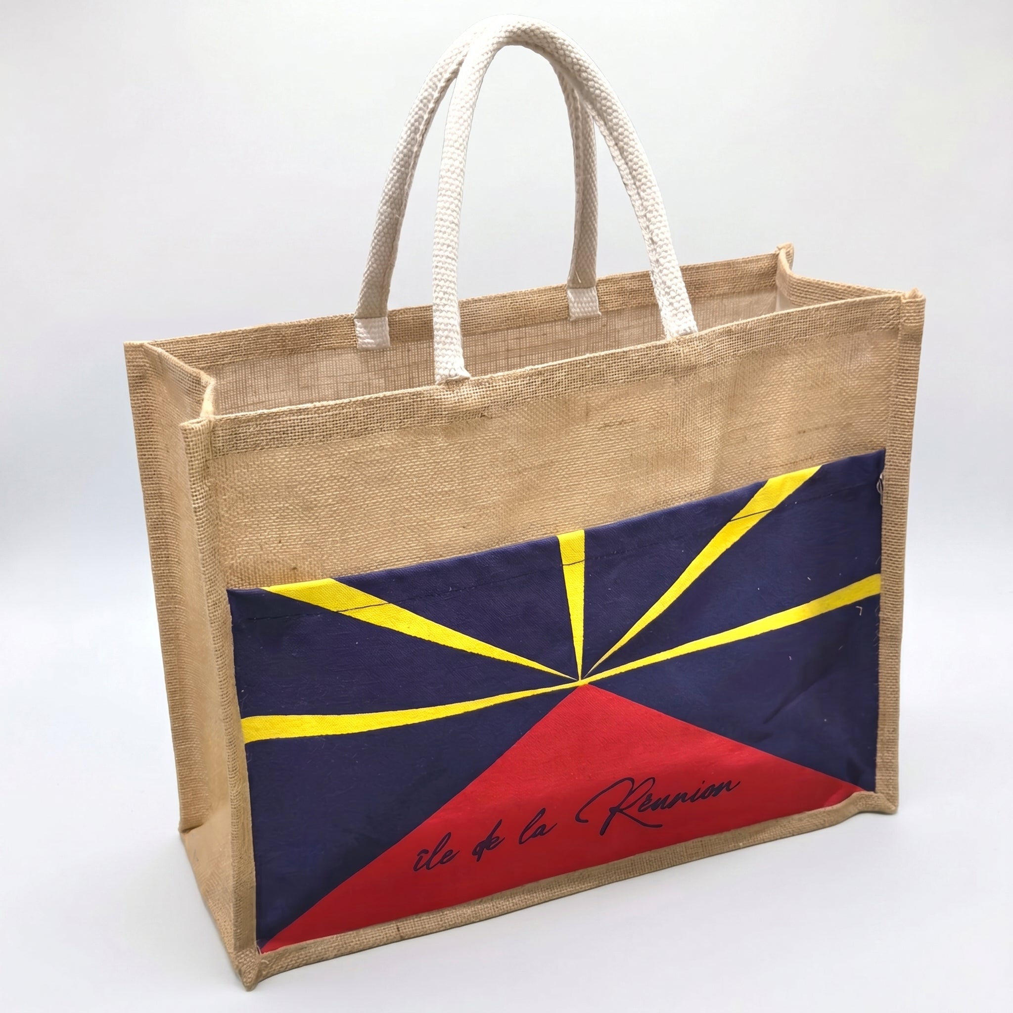 Sac Jute Drapeau