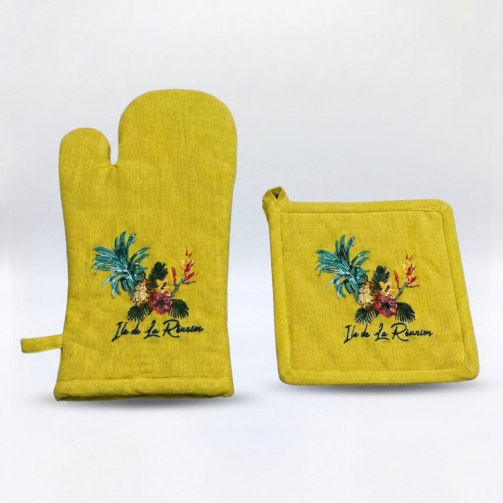 Gants+Manique Ananas