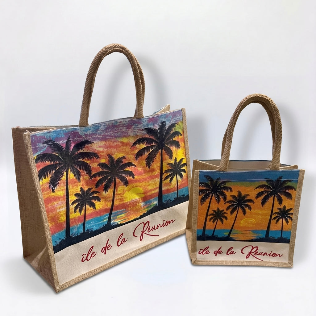 Sac Jute Sunset
