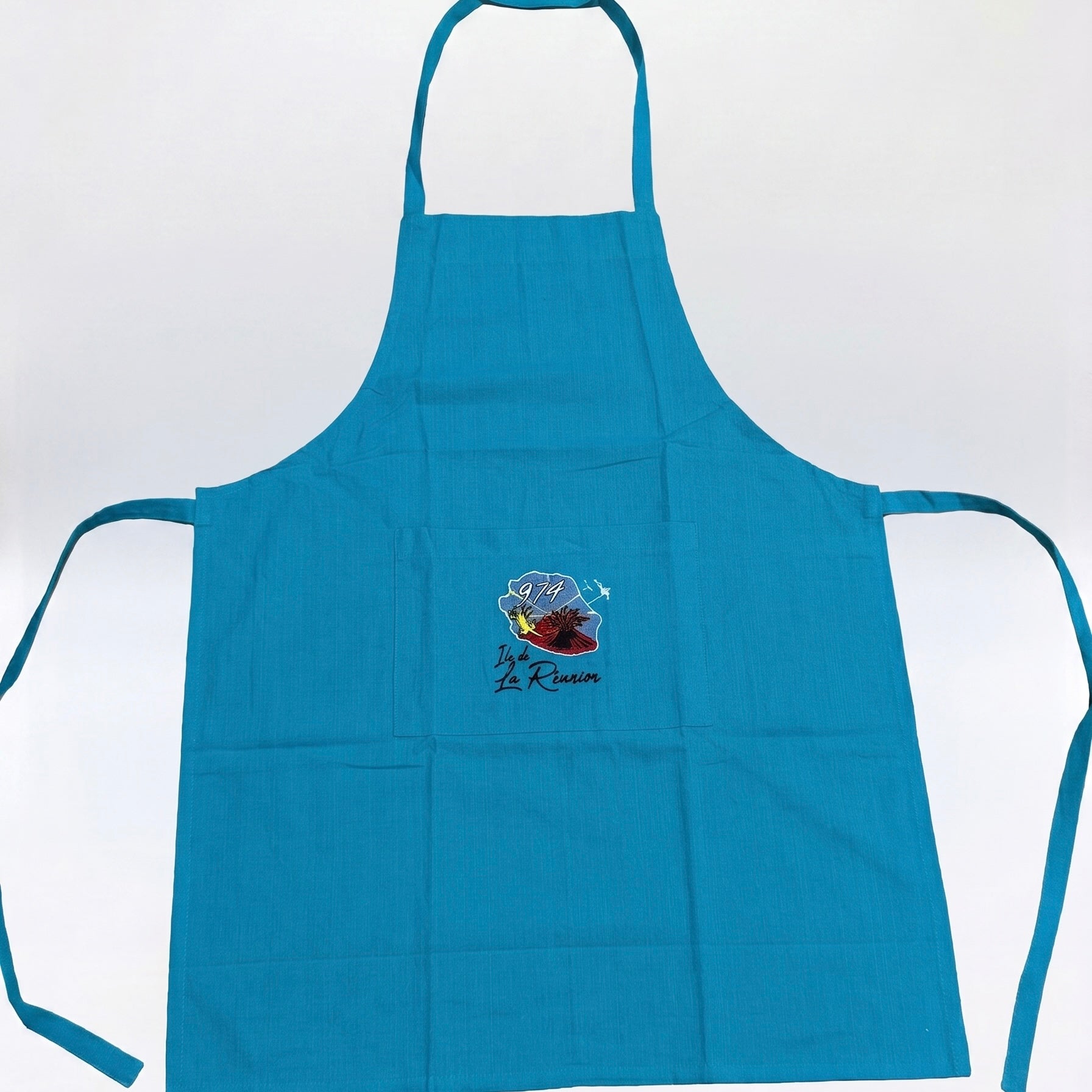Tablier Brodé Carte