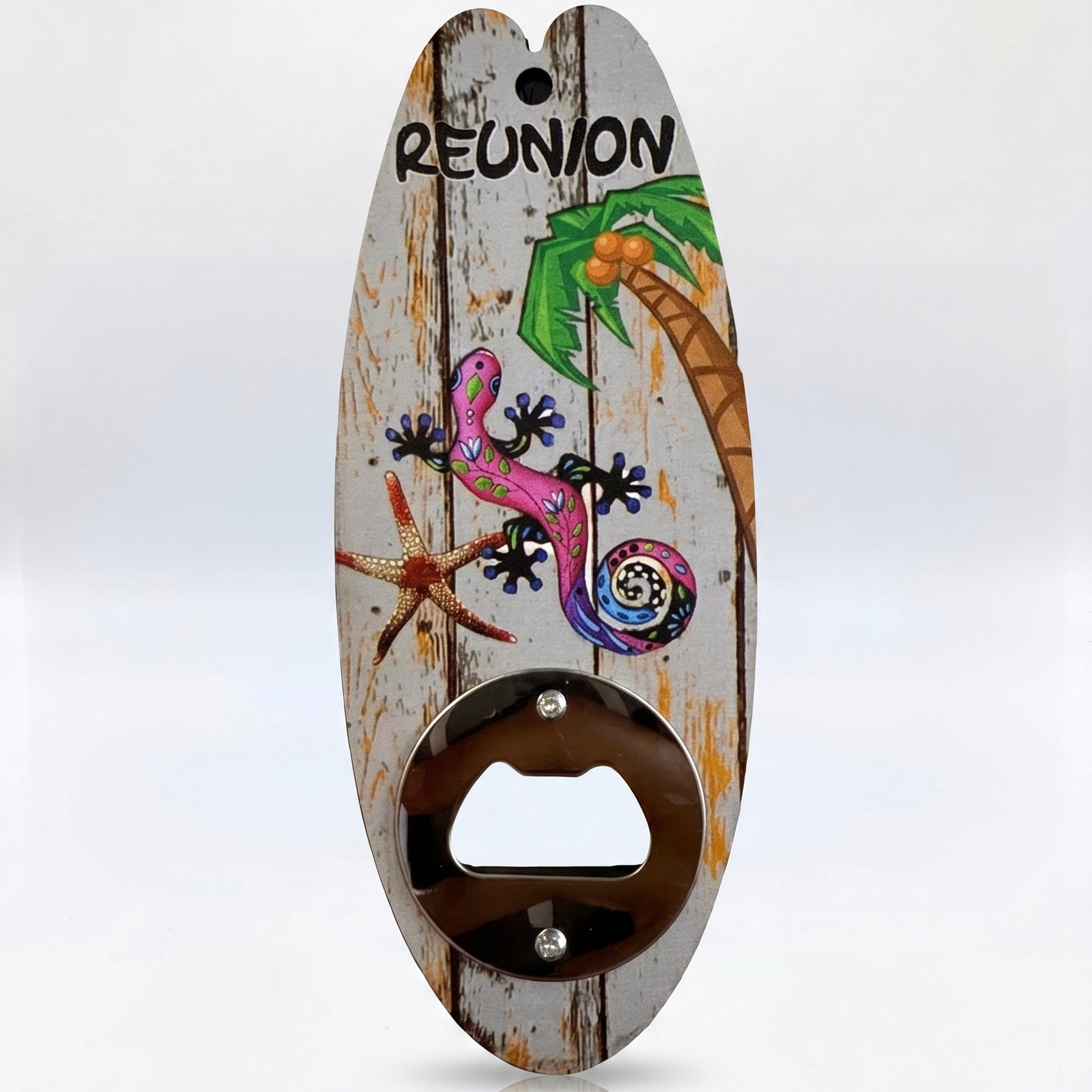 Décapsuleur Margouillat en Bois