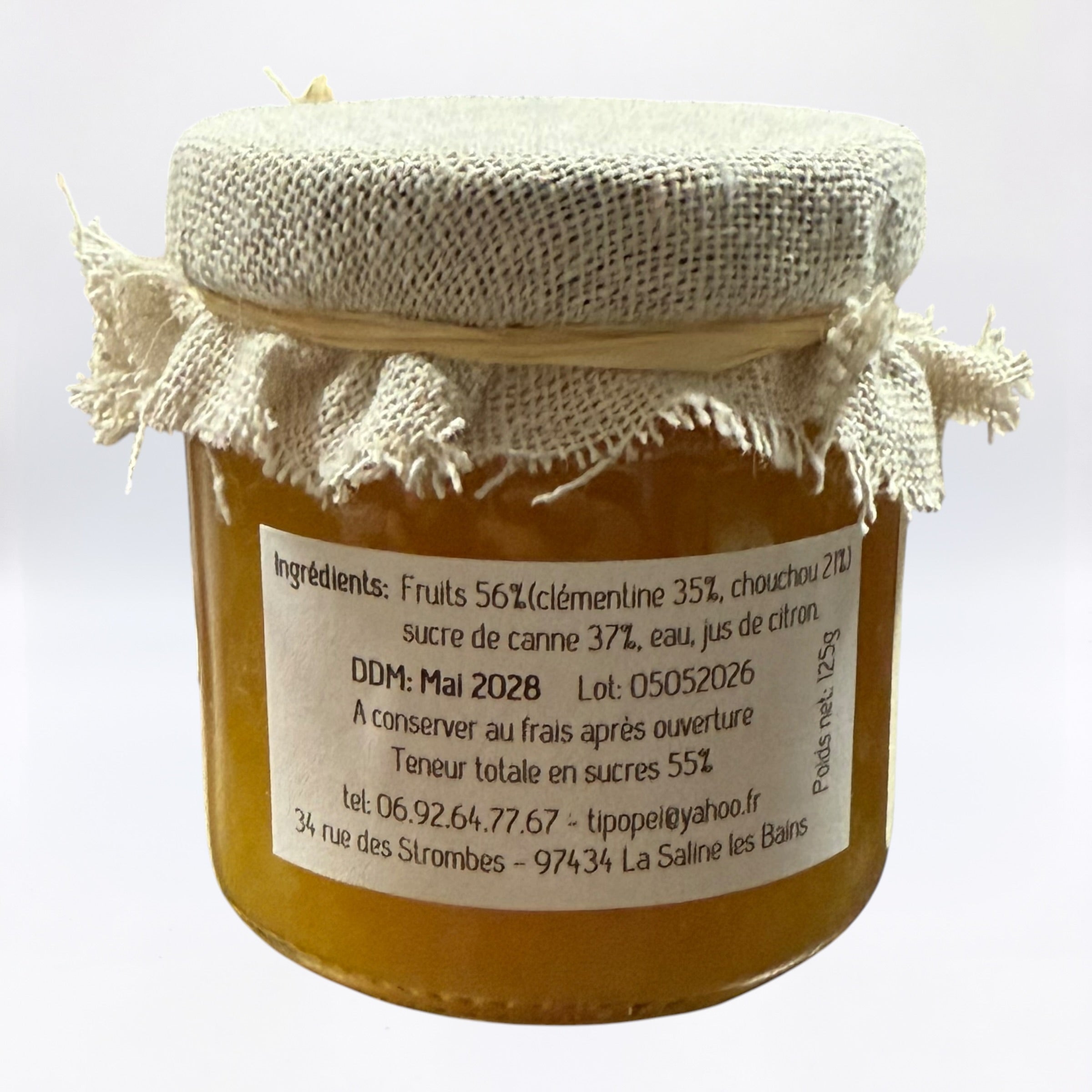 Confiture Chouchou/Clémentine Péi
