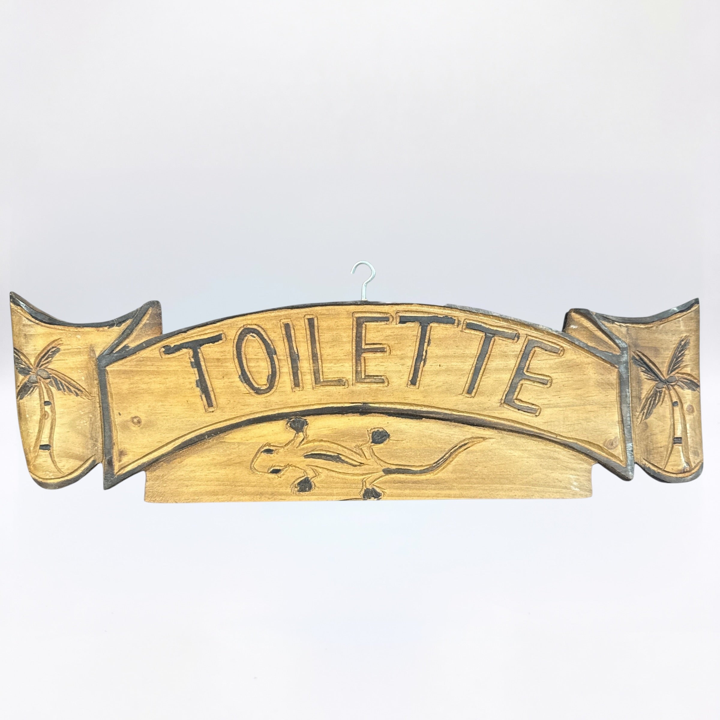 Panneau Bois Toilette